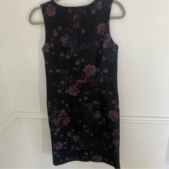 MARIO Serrani Knee Length Shift Floral Dress Medium - Picture 7 of 8